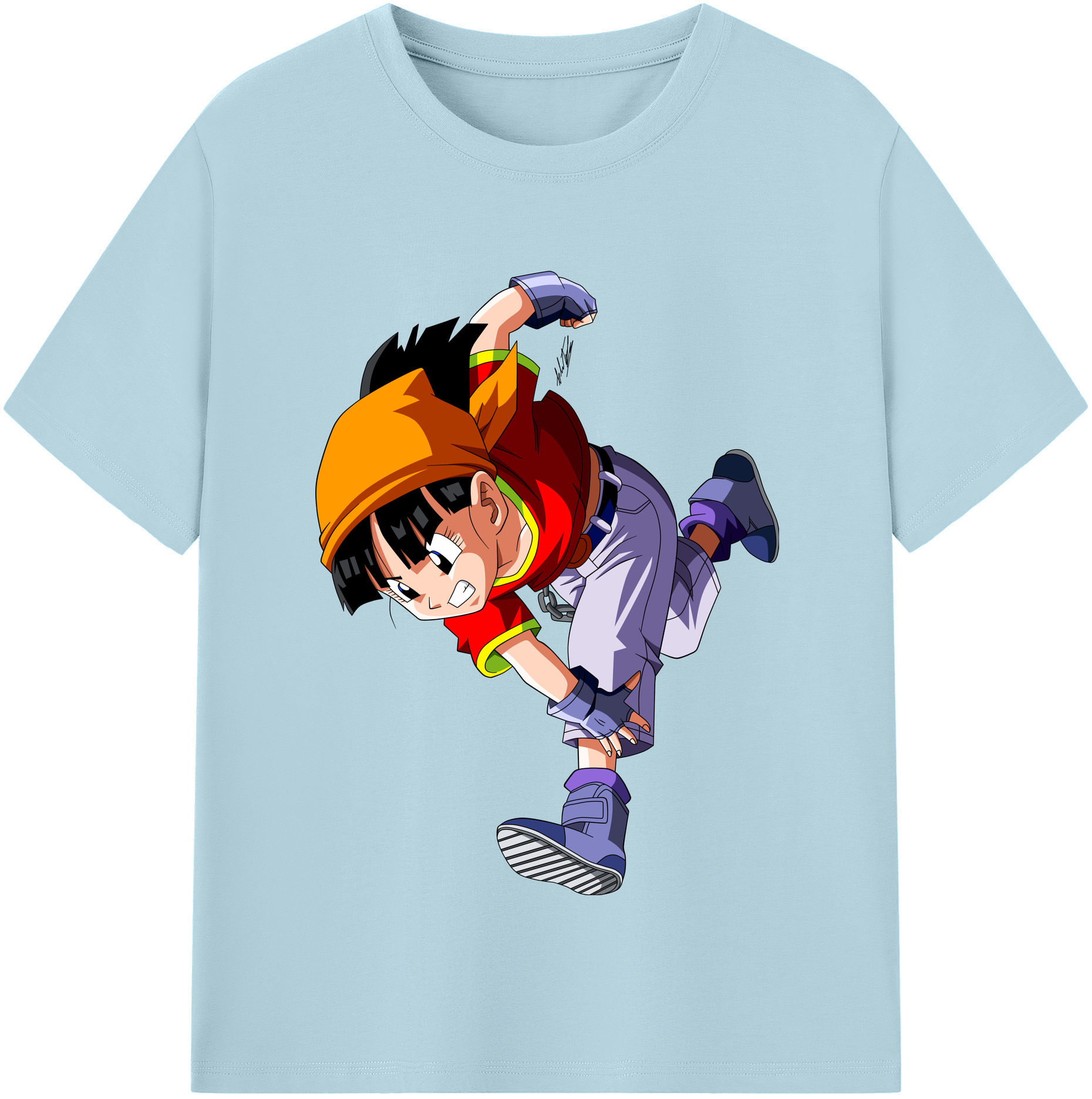 （画像用） ドラゴンボール パン DRAGON BALL Pan 綿100％半袖Tシャツ（フロントプリント）